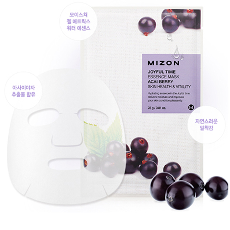 Mizon Joyful Time Essence Mask Acai Berry (23g)