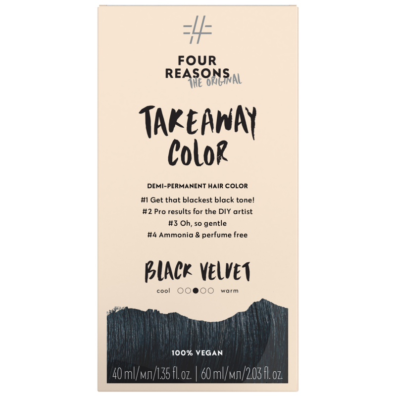 Four Reasons Take Away Color 1.0 Black Velvet