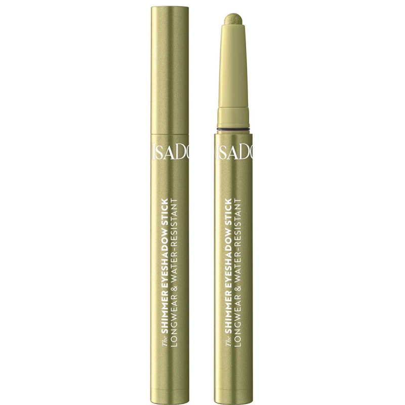 IsaDora The Shimmer Eyeshadow Stick Longwear And Water-Resistant 45 Green Shimmer