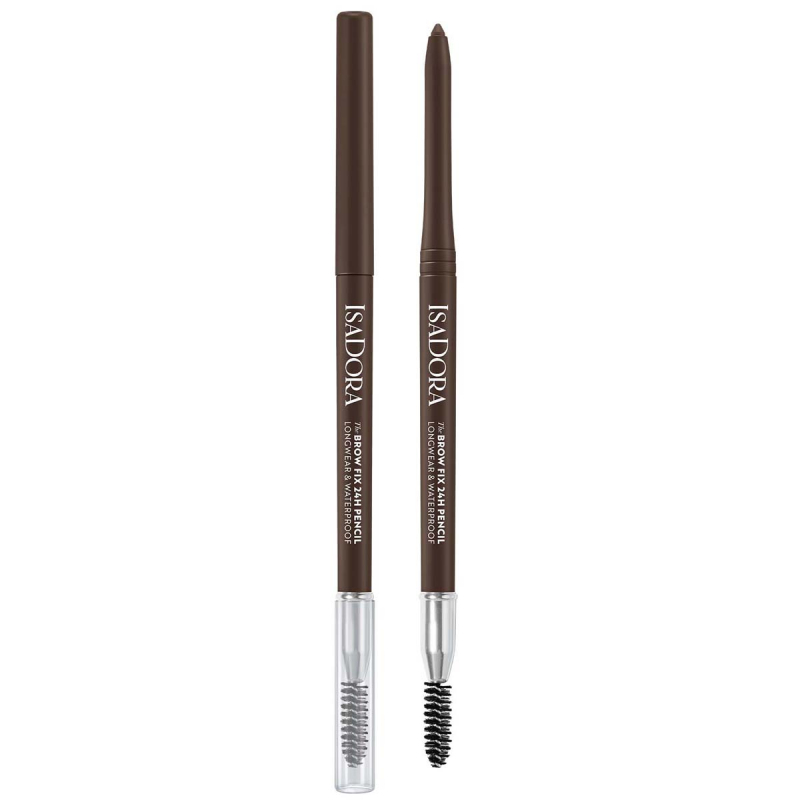 IsaDora The Brow Fix 24h Pencil Longwear And Waterproof 02 Dark Brown