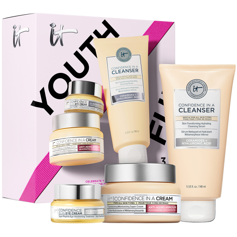 IT Cosmetics Your Confidence Boosting Routine 3-Piece Set (60 + 148 + 15 ml)