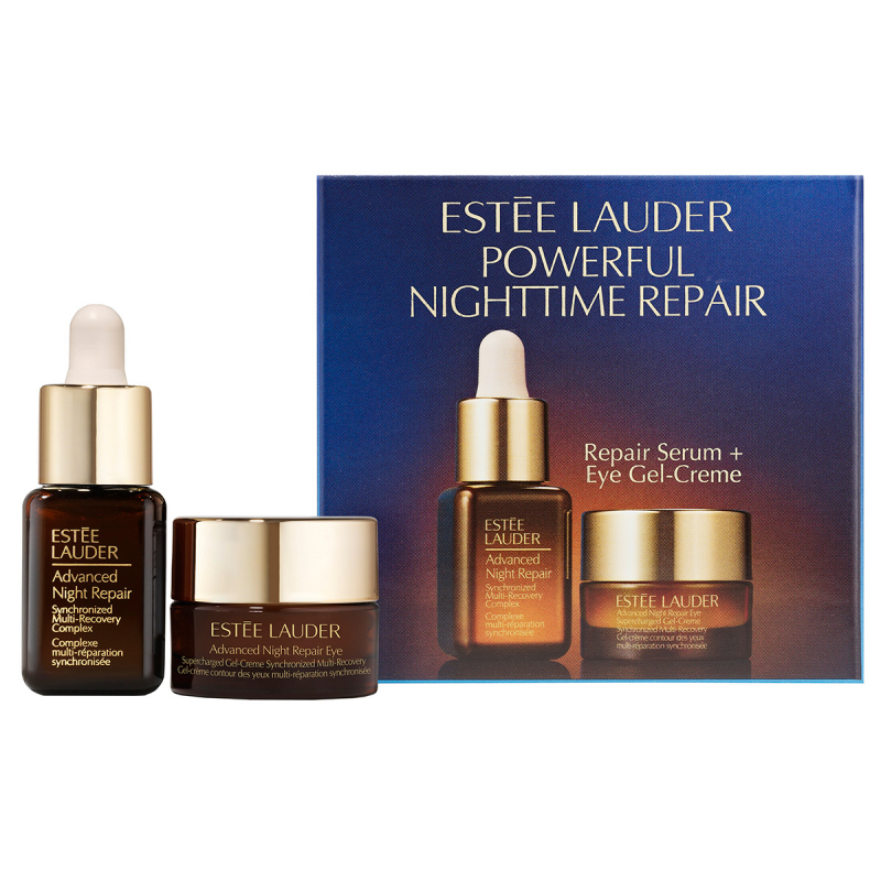 Estee Lauder Powerful Nighttime Repair Serum + Eye Set (7 + 5 ml)