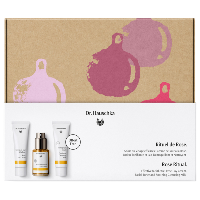 Dr. Hauschka Christmas Gift Set Rose Ritual (3 x 30 ml)