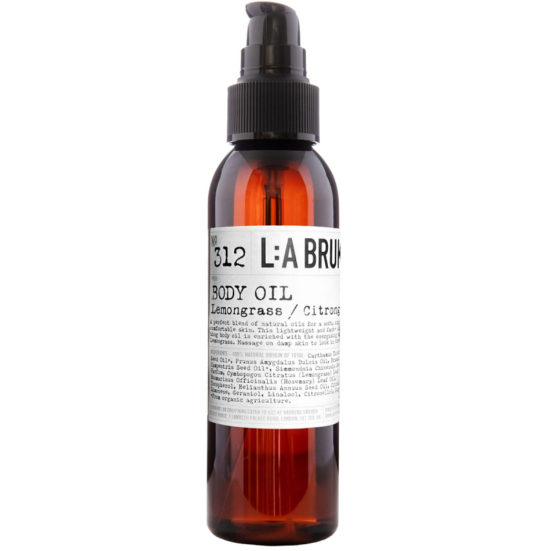 L:A Bruket Body Oil 312 Lemongrass (120 ml)