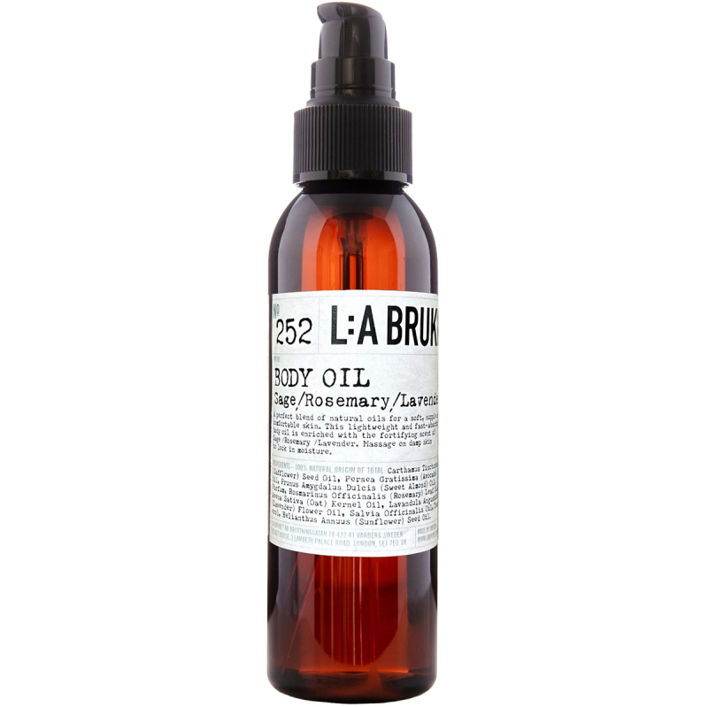 L:A Bruket Body Oil 252 Sage/Rosemary/Lavender CosN (120 ml)