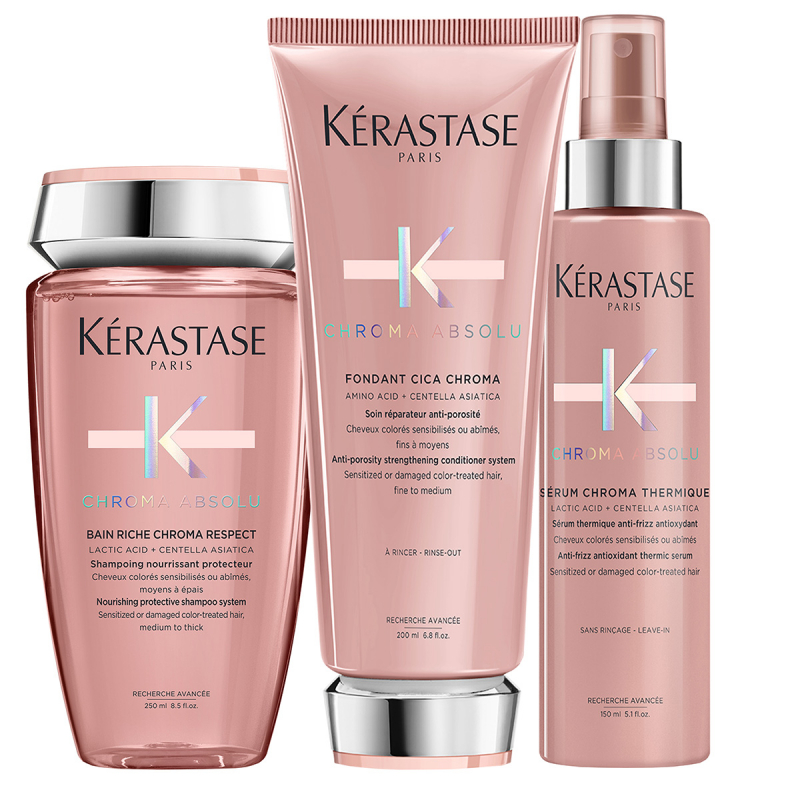 Kérastase Chroma Absolu Care Routine For Colored Hair Set