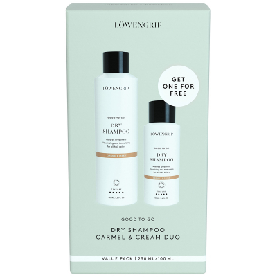 Löwengrip Good To Go Dry Shampoo Caramel And Cream Duo Value Pack