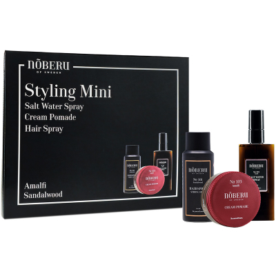 Noberu Styling Mini: HairSpray, Saltwater & Cream Pomade (80 + 100 + 100 ml)