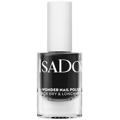 IsaDora The Wonder Nail Polish Quick Dry And Longwear 139 Black Lacquer