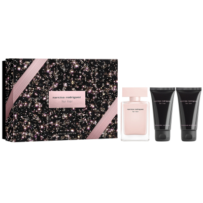 Narciso Rodriguez Gift Set For Her EdP + Body Lotion + Shower Gel (150 ml)