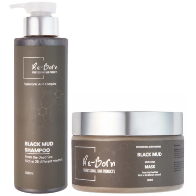 Re-Born Hairsolution Black Mud Duo